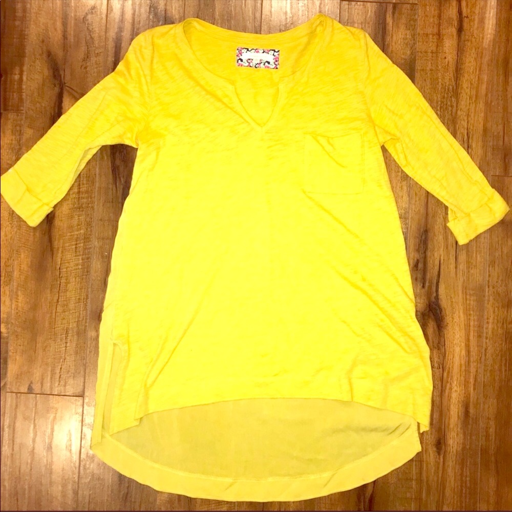 Anthropologie pure and good long top